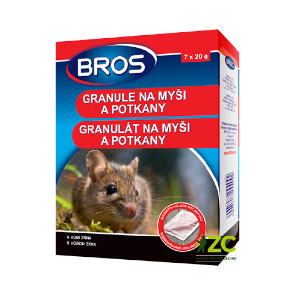 Bros Granule na myši, potkany