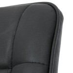 Pracovní židle, výškově nastavitelná, černá látka, KA-V3120 BK3