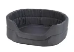 OLALA PETS Pelíšek Agga LOW č.4 šedá / 61 × 51 × 16 cm (8592644147484)