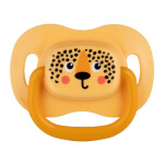 Set symetrických silikonových dudlíků BabiesBoo 0-6m 2ks oranžový