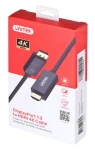 Unitek V1608A černá / Redukce / DisplayPort 1.2 - HDMI / 4K 60Hz / 1,8 m (V1608A)