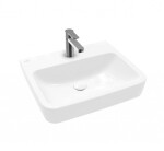 VILLEROY & BOCH - O.novo Umyvadlo 55x46 cm, bez přepadu, otvor pro baterii, alpská bílá 4A415601