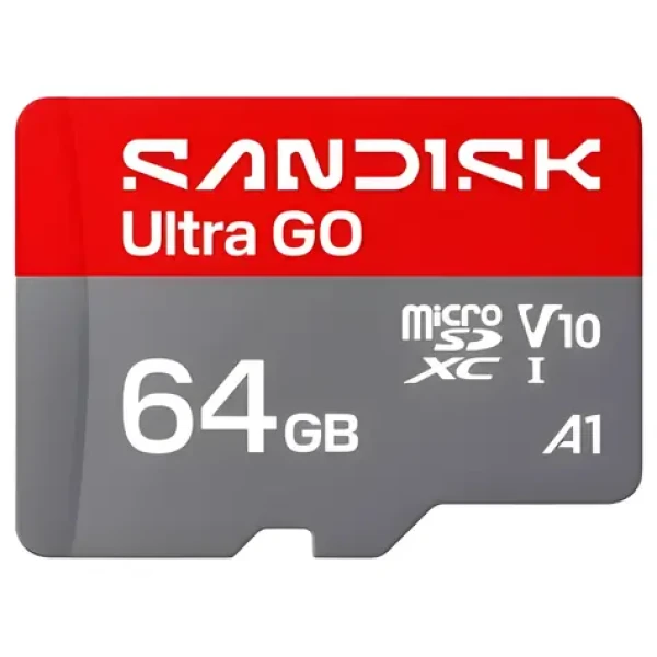 SanDisk Ultra GO microSDXC 64 GB / Paměťová karta / UHS-I / Class 10 / A1 / čtení: až 140 MB/s (SDSQUGN-064G-GN6MN)