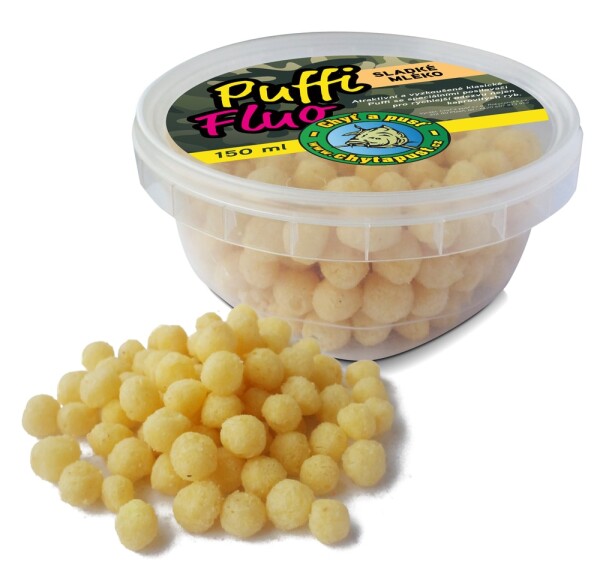 Chyť a pusť Puffi fluo 150ml - Sladké mléko,Chyť a pusť Puffi fluo 150ml - Sladké mléko