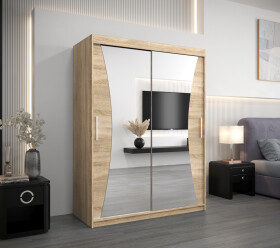 Šatní skříň Abi Mo Dveře: Dub sonoma, Rozměr: 150 cm, Korpus: Dub sonoma