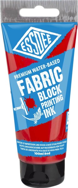 Essdee Fabric Printing Ink 100 ml červená