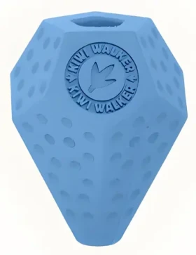 KIWI WALKER Hračka DIABALL Maxi modrá / Guma / Otvor na pamlsky / Pro psy / 10 cm (RUB-247)