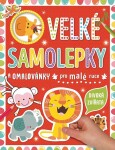 Velké samolepky omalovánky pro malé ruce Divoká zvířata Véronique Petit