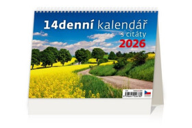 Kalendář stolní 2026 - 14denní s citáty