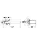 GROHE - Allure Držák toaletního papíru, Cool Sunrise 40279GL1