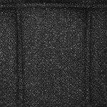 Židle jídelní, tmavě šedá látka, černý kov