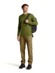 ICEBREAKER Mens Merino 125 CL Sphere LS Tee C Block, Sphagnum/Dark Loden/Cb (vzorek) velikost: M