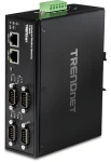 TRENDnet TI-M42 černá / Průmyslová brána Modbus / 4x RS-232/422/485 / 2x LAN 10/100 / IP30 (TI-M42)