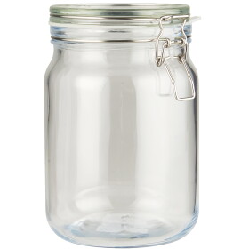 Ib Laursen Skleněná dóza s patentem 1,9 l, čirá barva, sklo