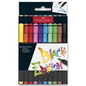 Fixy Faber-Castell Black Edition Brush, 10ks