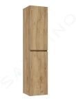Kielle Nefia - Vysoká skříňka závěsná, 160x35x35 cm, zlatý dub 50027011