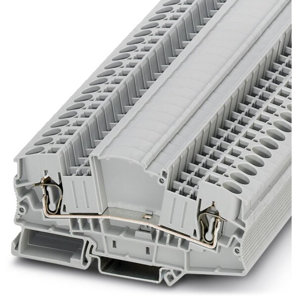 Phoenix Contact 3035713 průchodková svorka 8.2 mm pružinová svorka šedá 50 ks