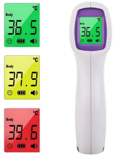 Extralink Smart Life T003 bílá / Bezdotykový teploměr / Infračervený (EX.31689)