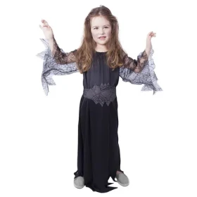 RAPPA Dětský kostým čarodějnice - Halloween (S) černá