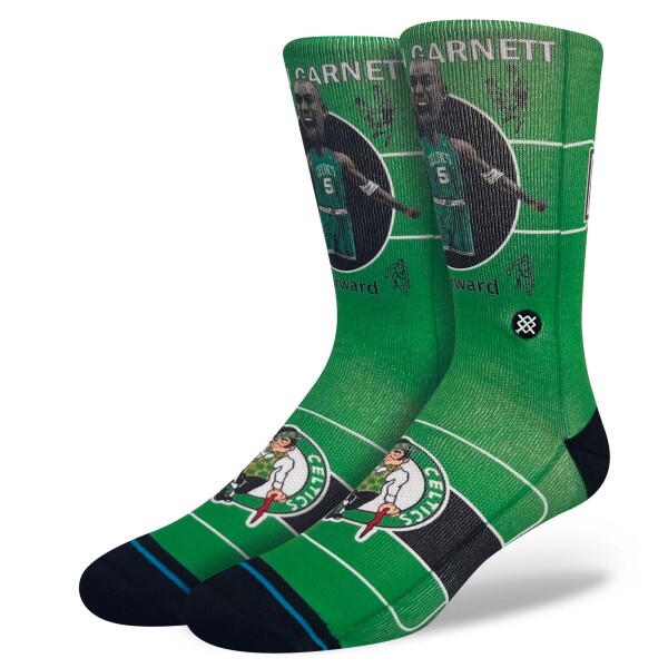Pánské ponožky Boston Celtics NBA Kevin Garnett Big Head Stance Crew Velikost: L