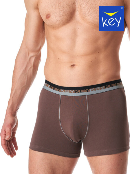 Pánské boxerky Key MXH 188 B23 M-2XL šedá