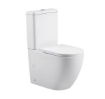 Erga Siena, WC kombi mísa 620x365x820 mm, Rimless + toaletní sedátko, bílá lesklá, ERG-V03-SIENA-RIM-WH