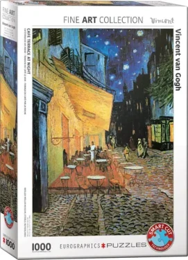 EUROGRAPHICS Puzzle Terasa kavárny v noci