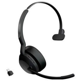 Jabra Evolve2 55 Link 380/390a MS Mono L Sluchátka On Ear Bluetooth®, 25599-899-989, mono, černá, Potlačení hluku, Redukce šumu mikrofonu