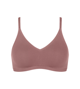 Dámská podprsenka GO Daily Cotton Soft bra - BROWN - hnědá 1141 - SLOGGI BROWN L