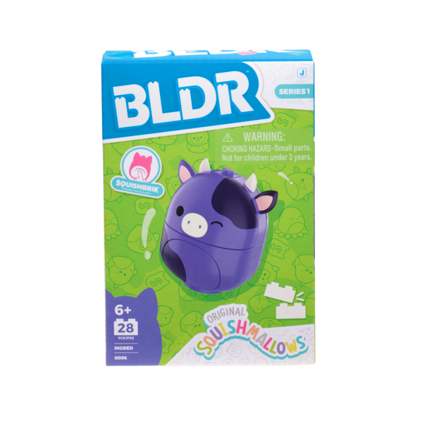 SQUISHMALLOWS Stavebnice BLDR - Kráva Ingred