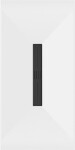 MEXEN/S - Toro obdélníková sprchová vanička SMC 180 x 70, bílá, mřížka černá 43107018-B