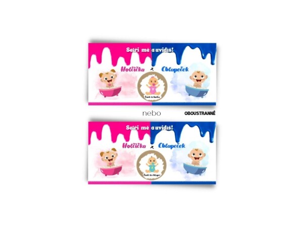 Vzpomínkový odlitek Los oznámení pohlaví holčička nebo chlapeček čekáme miminko: Holčička