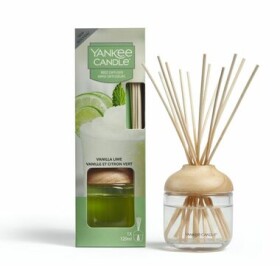 Yankee Candle Fragranced Reed vonná stébla Vanila Lime Vanilka s limetou 120 ml