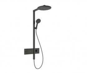 HANSGROHE - Raindance Alive S Sprchový set s termostatem, průměr 30 cm, 3 proudy, EcoSmart, kartáčovaný černý chrom 24583340