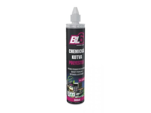 Kotva chemická polyester BL6 - kartuše 300ml