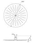 IDEAL STANDARD - Idealrain Hlavová sprcha, průměr 30 cm, černá A5803XG