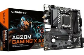 GIGABYTE A620M GAMING X AX / AMD A620 / DDR5 / SATA III / USB / GLAN / M.2 / Wi-Fi / sc. AM5 / mATX (A620M GAMING X AX)