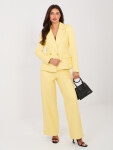 Dámské sako IT MA FL10092.15 Světle žlutá - FPrice světle žlutá L/XL
