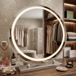 REA - Zrcadlo LED MAKE-UP Chrome 50 cm HOM-10910