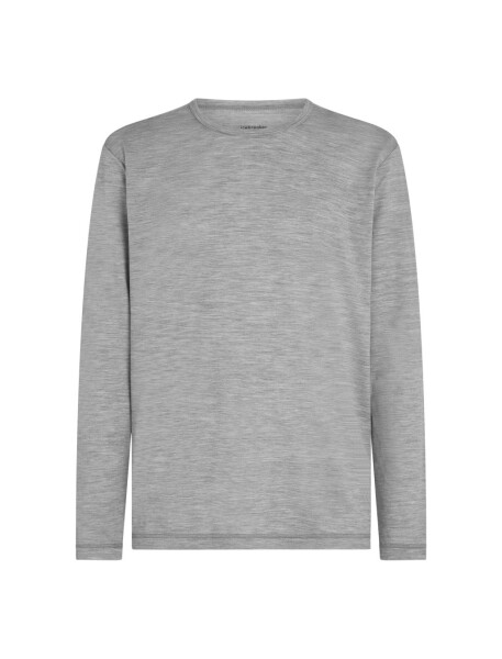 ICEBREAKER Mens Merino 150 Lodge LS Tee, Metro Heather velikost: XL