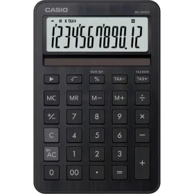 Casio MS-200DQ-BK černá / Stolní kalkulačka / 12místný displej / DPH a marže (MS-200DQ-BK)