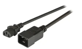 EFB EK531.1,8V2 černá / Prodlužovací napájecí kabel / C20 - C13 / 1,8 m (EK531.1,8V2)