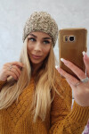Dámská čepice Eliza K205 cappuccino+light khaki UNI