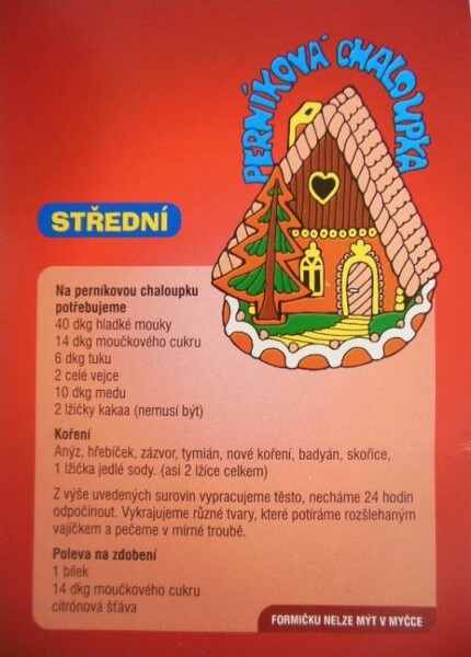 Dortisimo Sada vykrajovátek Perníková chaloupka střední