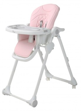 Jídelní židlička Bo Jungle B-Dinner Chair Wheely - Grey
