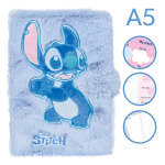 Colorino zápisník uzavíratelný, Stitch Fluffy, A5, světle modrý