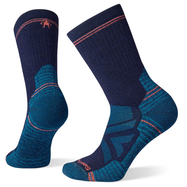 Dámské merino turistické ponožky SMARTWOOL Women's Hike Full Cushion Crew Socks, Deep Navy velikost: 42-45 (L)
