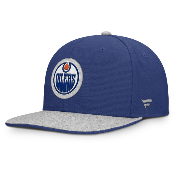 Fanatics Pánská kšiltovka Edmonton Oilers NHL Loden Structured Adjustable Flat Brim Cap