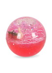 Konges Sløjd Dětský senzorický míček Glitter Lemon / Cherry CHERRY, růžová barva, plast