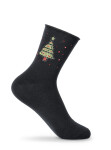 Dámské ponožky Be Snazzy SK-59 Merry Christmas 36-41 černá 36-41